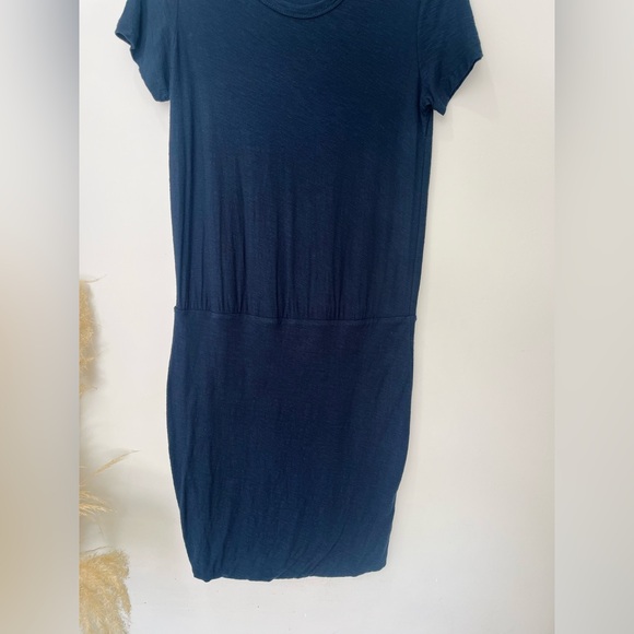 Standard James Perse • Women’s Navy Crew Neck Cotton Mini T-Shirt Dress Size 2 - Picture 12 of 15